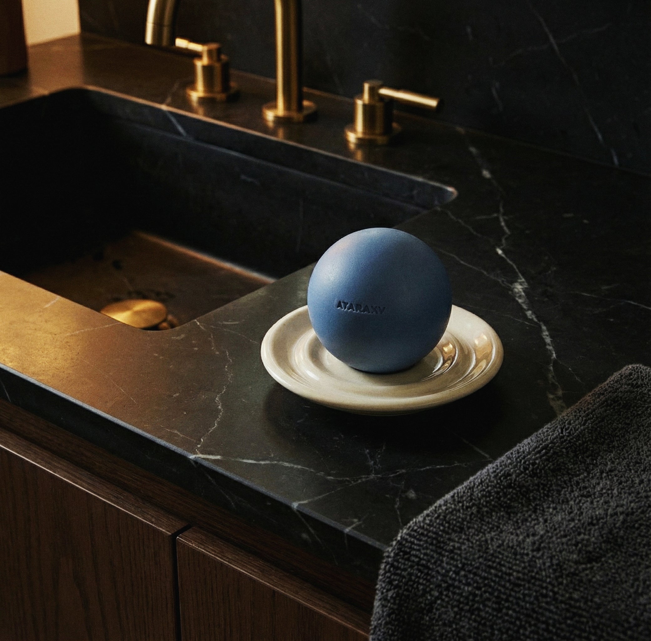 Round Ripple Soap Dish